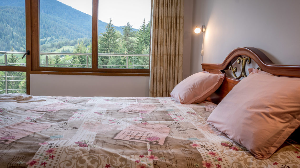 Стая с двойно легло king size с изглед към планината, Къща за Гости Милка, село Ягодина